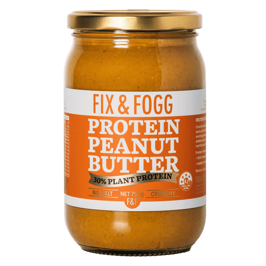 Fix & Fogg Crunchy No Salt Protein Peanut Butter 750g