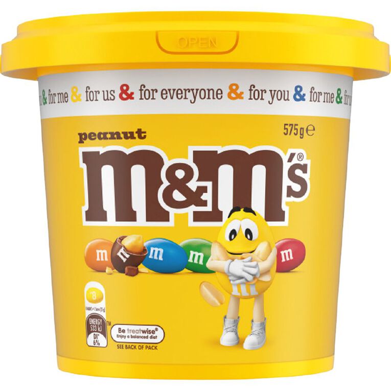M&M's Peanut Chocolate Party Share Bucket 575g