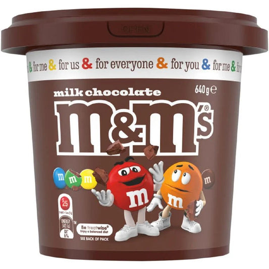 M&M's Milk Chocolate Party Share Bucket 640g