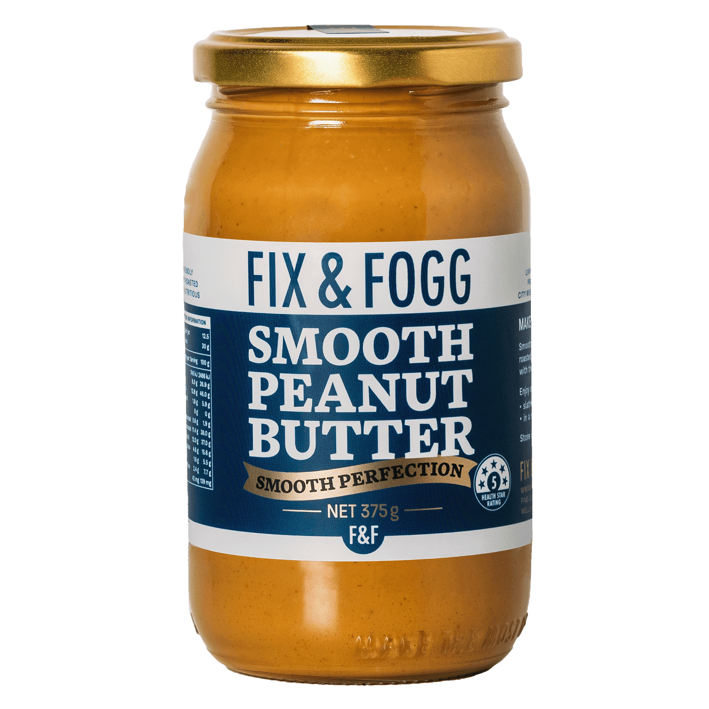 Fix & Fogg Smooth Peanut Butter 375g