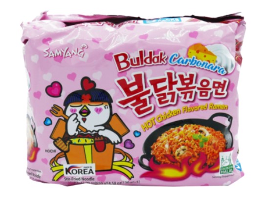 Samyang Buldak Carbonara Hot Chicken Ramen Noodles 650g