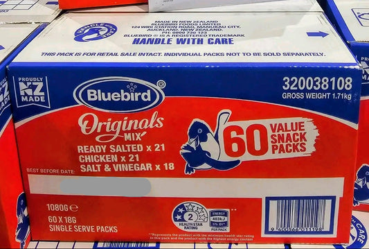 Bluebird Originals Variety Multipack 60 x 18g