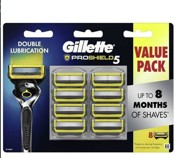 Gillette ProShield 5 Razor (8 pack)