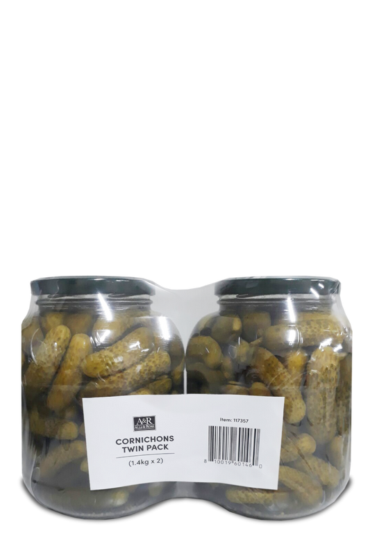 Alli & Rose Crunchy Cornichons 2 x 1.4kg