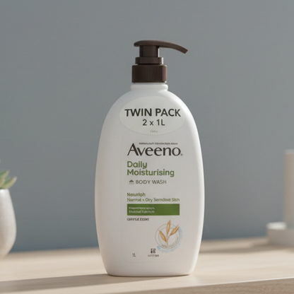 AVEENO DAILY MOISTURISING WASH 2 X 1L
