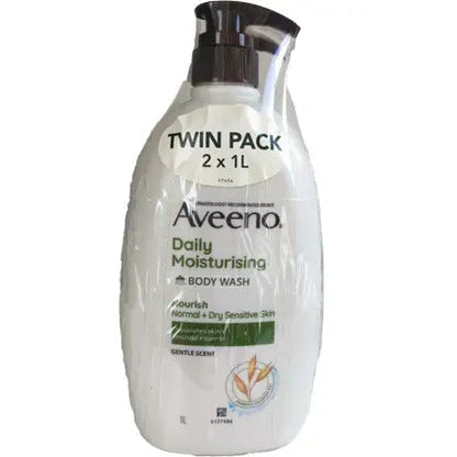 AVEENO DAILY MOISTURISING WASH 2 X 1L