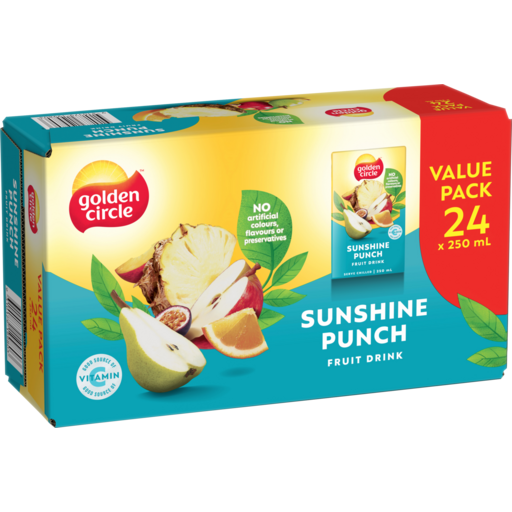 Golden Circle Sunshine Punch 24 x 250ml