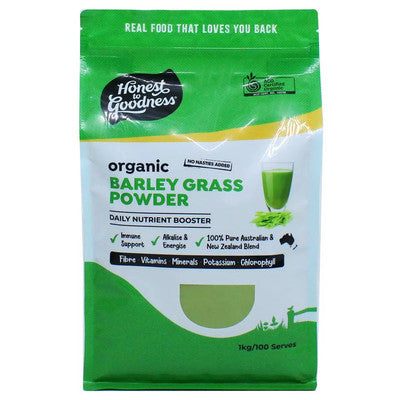 Honest to Goodness Organic Barley Grass Powder 1kg