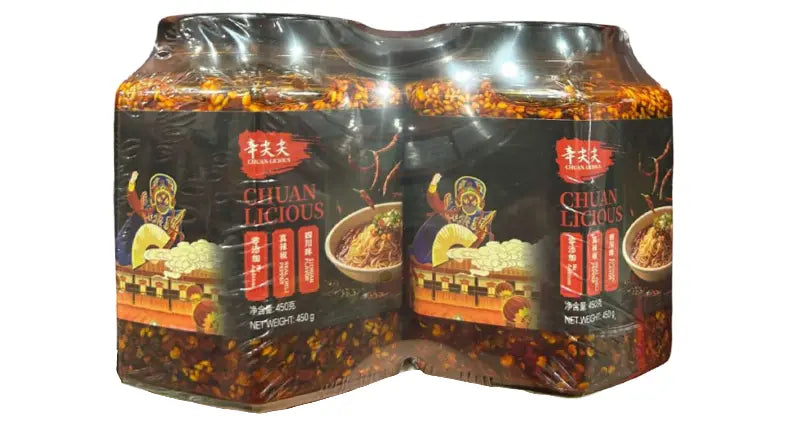 CHUAN LICIOUS SICHUAN CHILLI CRISPY 2 x 450g