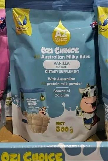 Ozi Choice A2 Milky Bites Vanilla 300g