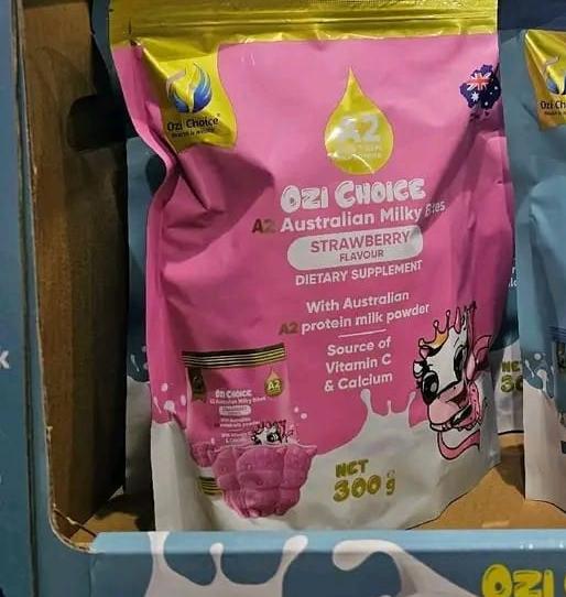 Ozi Choice A2 Milky Bites Strawberry 300g