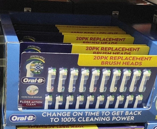 Oral-B Floss Action Clean Brush Head Refills 20 PK