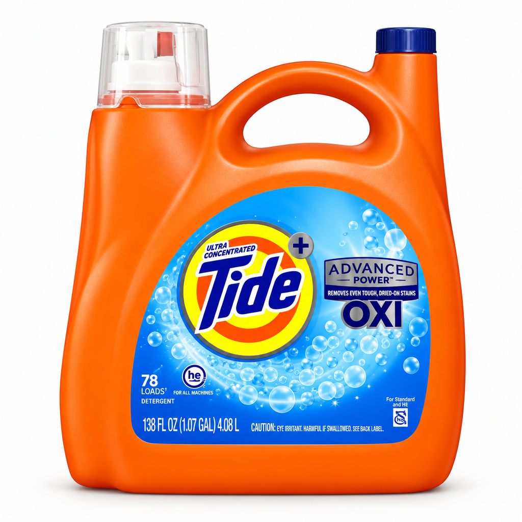 Tide Oxi Advanced Power Laundry Liquid 4.08 L