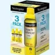 Neutrogena Beach Defence Sunscreen 3 x 184g