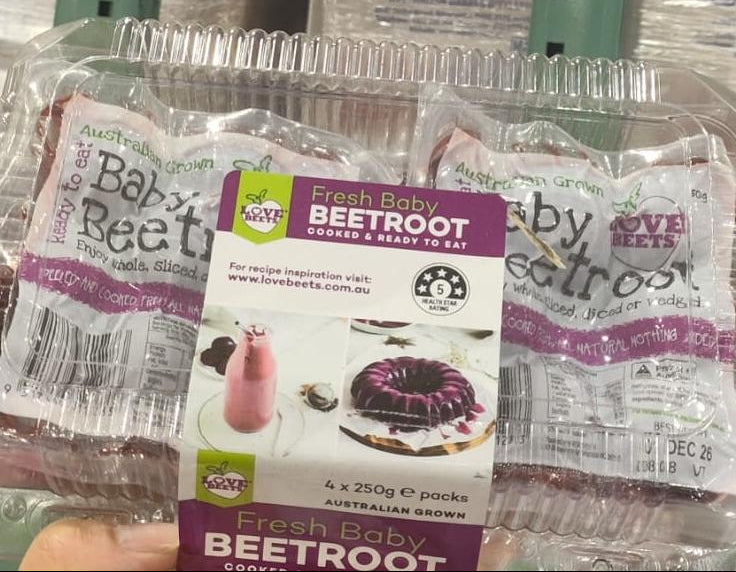 Fresh Baby Beetroot 1KG (4 X 250G PACKS)