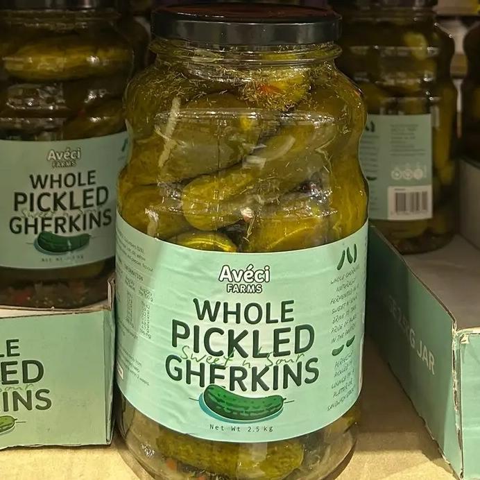 Aveci Farms Whole Pickled Gherkins 2.45kg