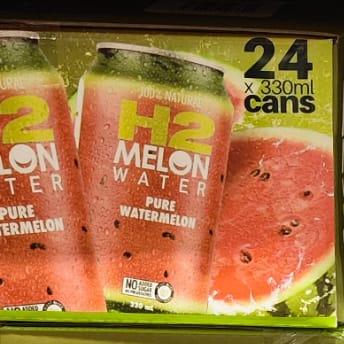 H2COCO Watermelon Juice 24 x 330ml