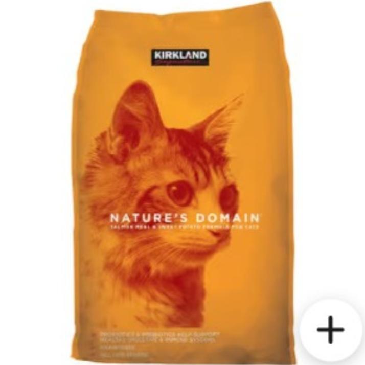 Kirkland Signature Nature's Domain Salmon Meal Cat Food 8.16kg