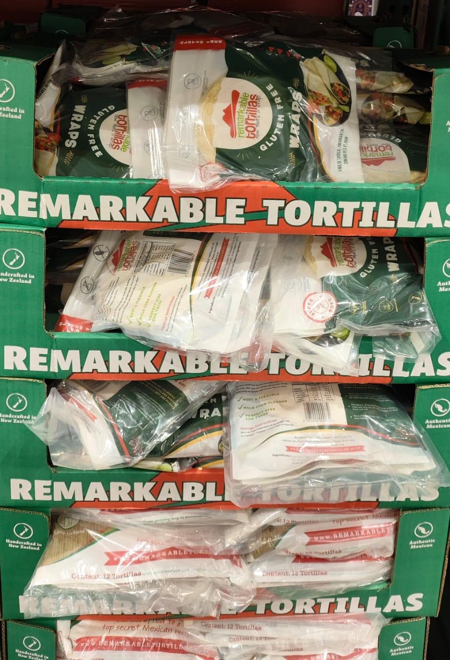 Remarkable Tortillas Gluten Free Wraps 2 x 12 pack