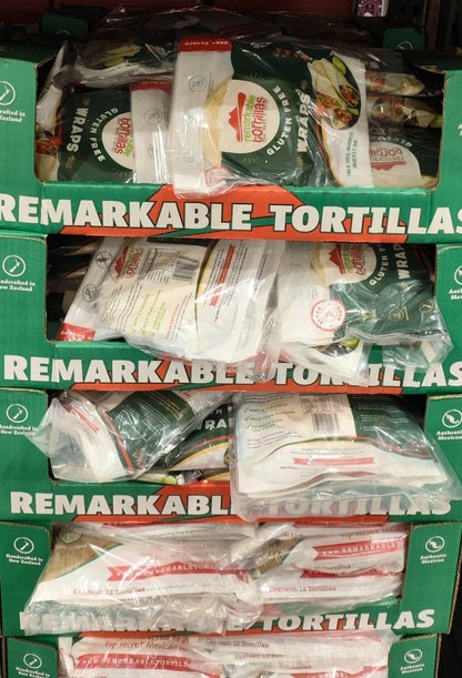 Remarkable Tortillas Gluten Free Wraps 2 x 12 pack