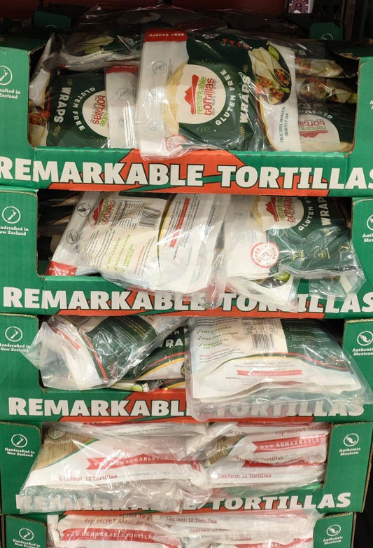 Remarkable Tortillas Gluten Free Wraps 2 x 12 pack