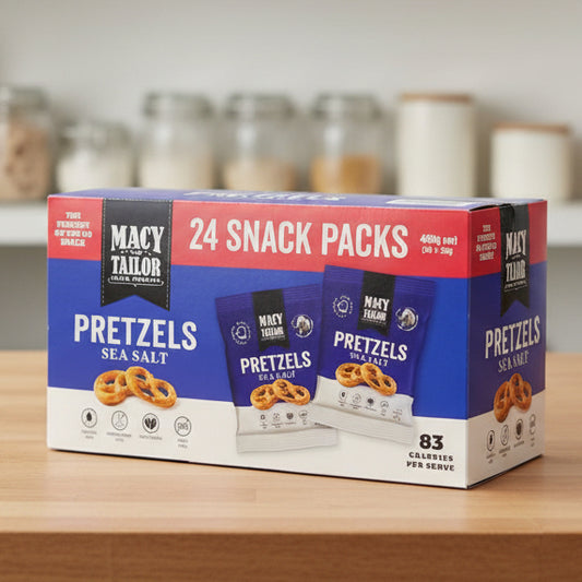 Macy & Tailor Pretzels Sea Salt 24 x 20g