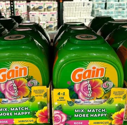 Gain Tango Twist Laundry Pods 108 PACS