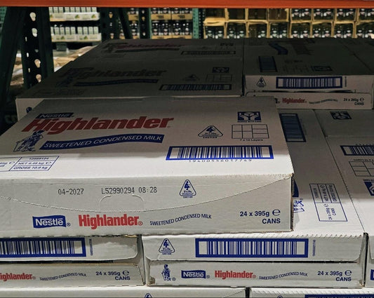 HIGHLANDER SWEETENED CONDENSED MILK 24X395G CANS