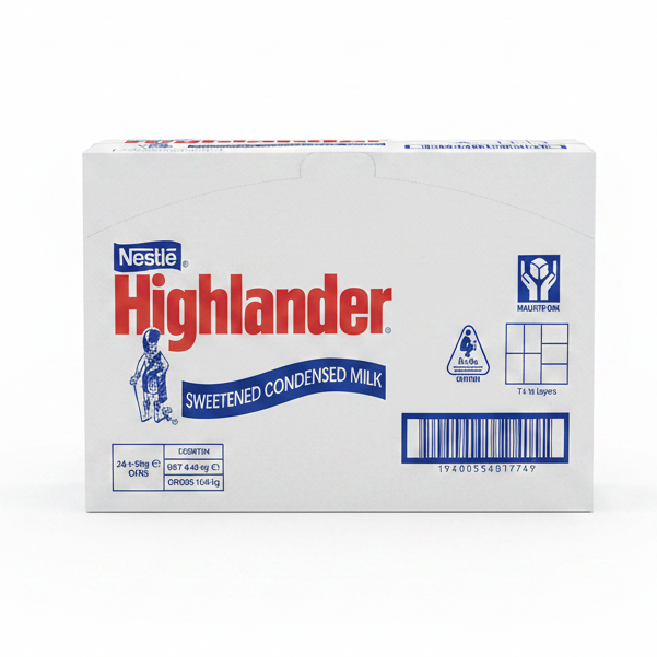 HIGHLANDER SWEETENED CONDENSED MILK 24X395G CANS