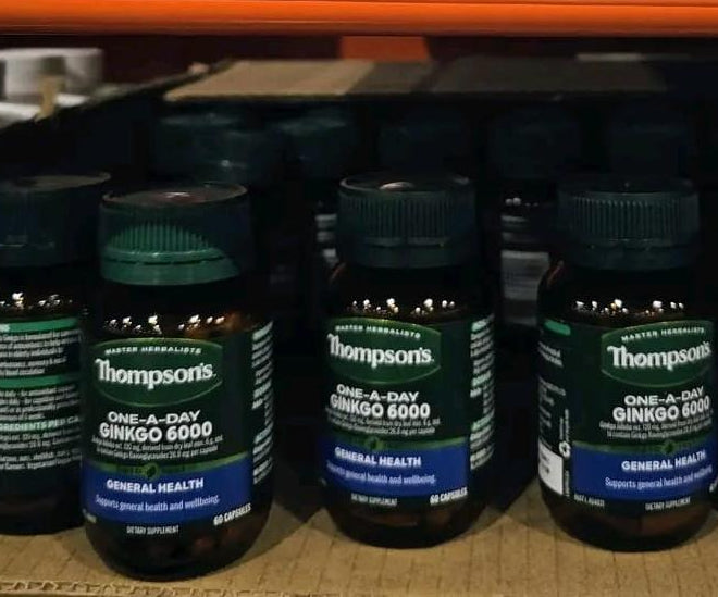 Thompson's ONE-A-DAY GINKGO 6000 60 CASPULES