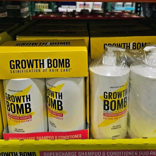 GROWTH BOMB SUPERCHARGE SHAMPOO & CONDITIONER DUO PACK 2 X 1L