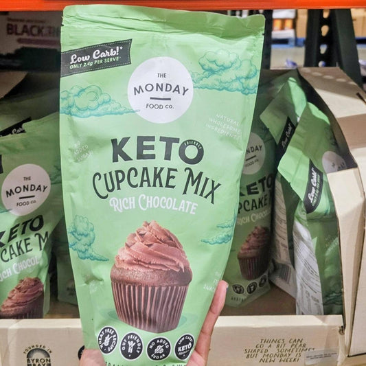 THE MONDAY FOOD CO KETO CUP CAKE MIX RICH CHOC 800G