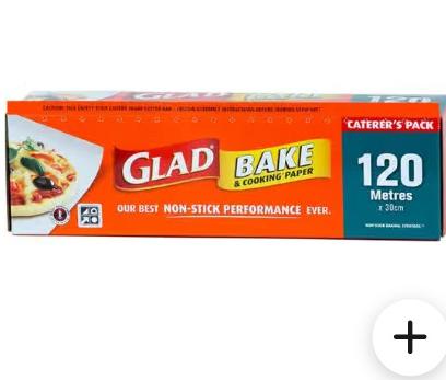 Glad Bake 120 Metres x 30cm