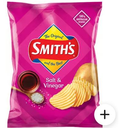 Smiths Salt & Vinegar Potato Chips 650 g