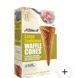Altimat Large Traditional Waffle Cones 510 g