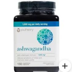 YouTheory Ashwagandha Capsules 150 ct