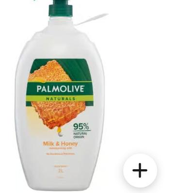 Palmolive Naturals Milk & Honey with Moisturising Mil 2 L