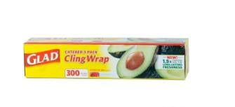 Glad Cling Wrap Caterer 3 Pack 33 cm x 300 m