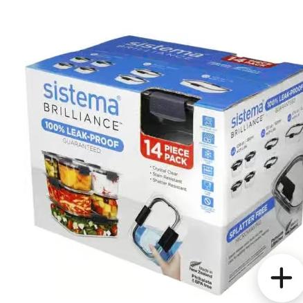 Sistema Brilliance Food Storage Set 14 ct