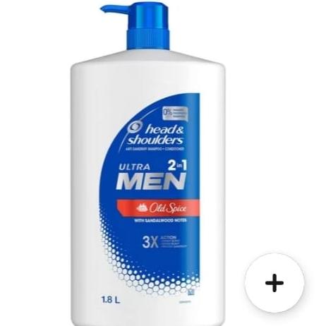 Head & Shoulders Mens Ultra Old Spice 2-in-1 1.8 L