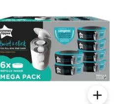 Tommee Tippee Bin Refill 6 ct