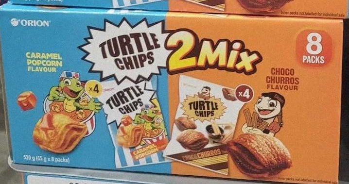 Orion Turtle Chips 2 Mix 8 x 65g