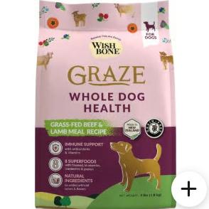 Wishbone Graze Beef & Lamb Dog Dry Food 9.1kg