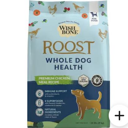 Wishbone Grain Free Roost Premium Chicken Dog Dry Food 9.1kg