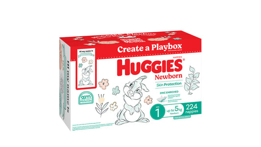 Huggies Newborn Size 1 Unisex 224 pk