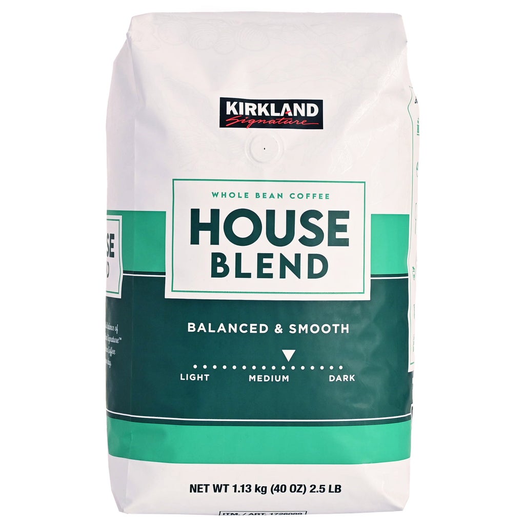 Kirkland Signature House Blend Whole Bean Coffee 1.13kg
