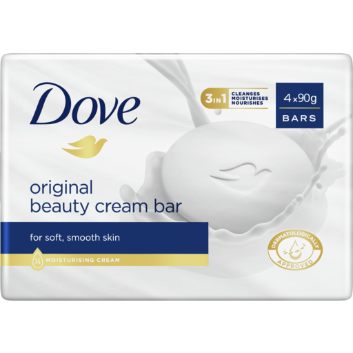 Dove Original Beauty Cream Bar 4 x90g