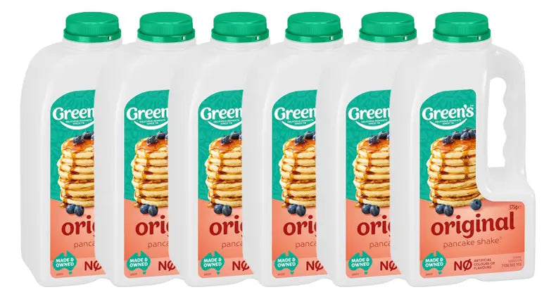 Green's Pancake Mix Original Shake 6 x 375g