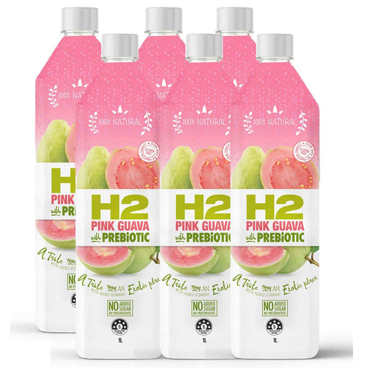 H2 Juice Pink Guava 6 x 1L