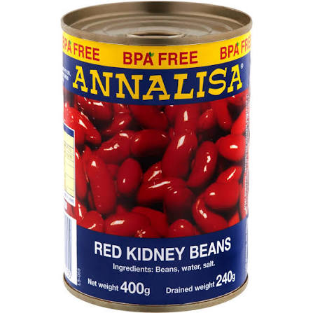 Annalisa Red Kidney Beans 6x400g